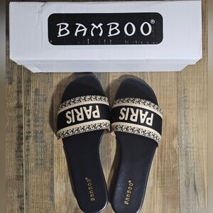 BAMBOO Sandals with Stylish Wide Band
